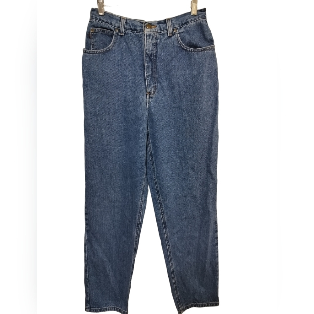 2274) Vintage Woolrich Women High Rise Elastic Waist Mother Jeans Size 12